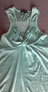 Green BeBe blouse tank